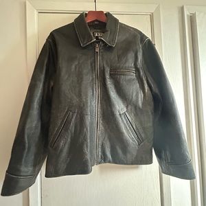 Men’s large Frye leather jacket